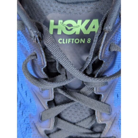 Hoka Clifton 8 Running Shoes Blue Men's Size 10.5D - Picture 6 of 16
